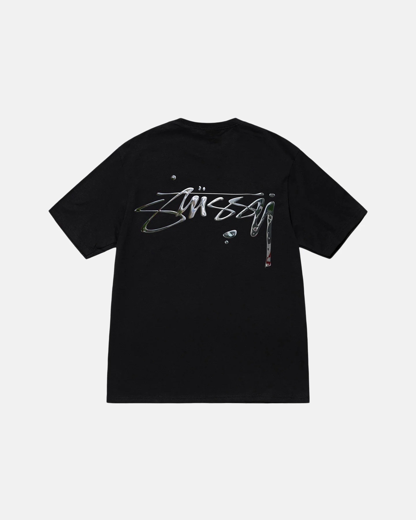 STUSSY MERCURY TSHIRT - BLACK