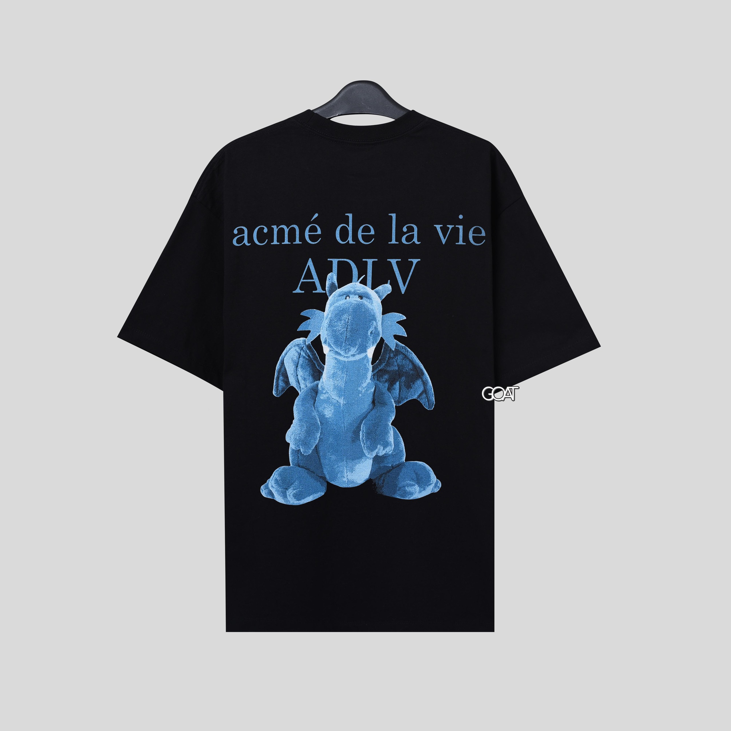 ADLV FUZZY DRAGON ARTWORK TSHIRT - BLACK