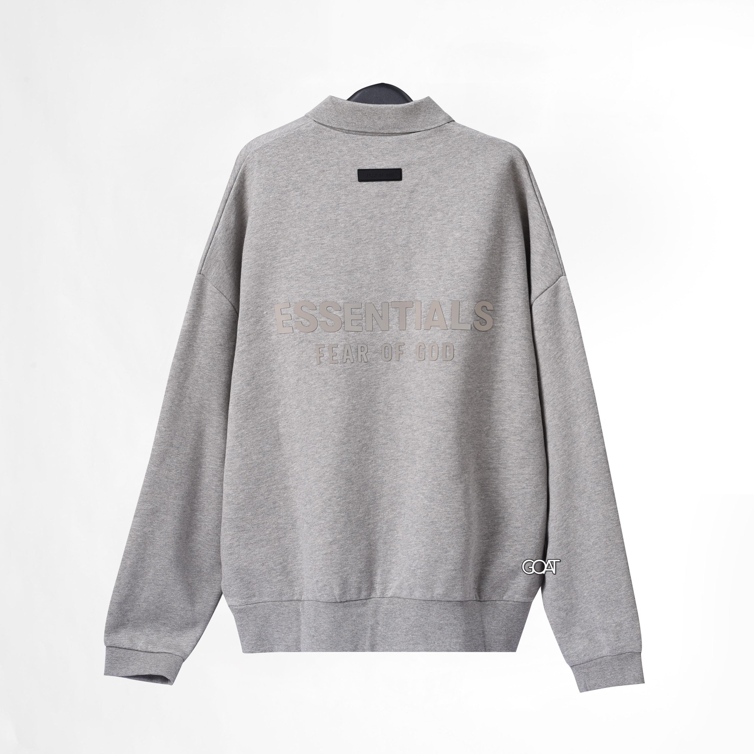 FOG ESSENTIALS LONGSLEEVE POLO - GREY