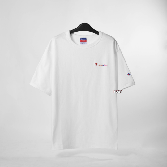 CHAMPION HERITAGE MULTI COLOR T-SHIRT - WHITE