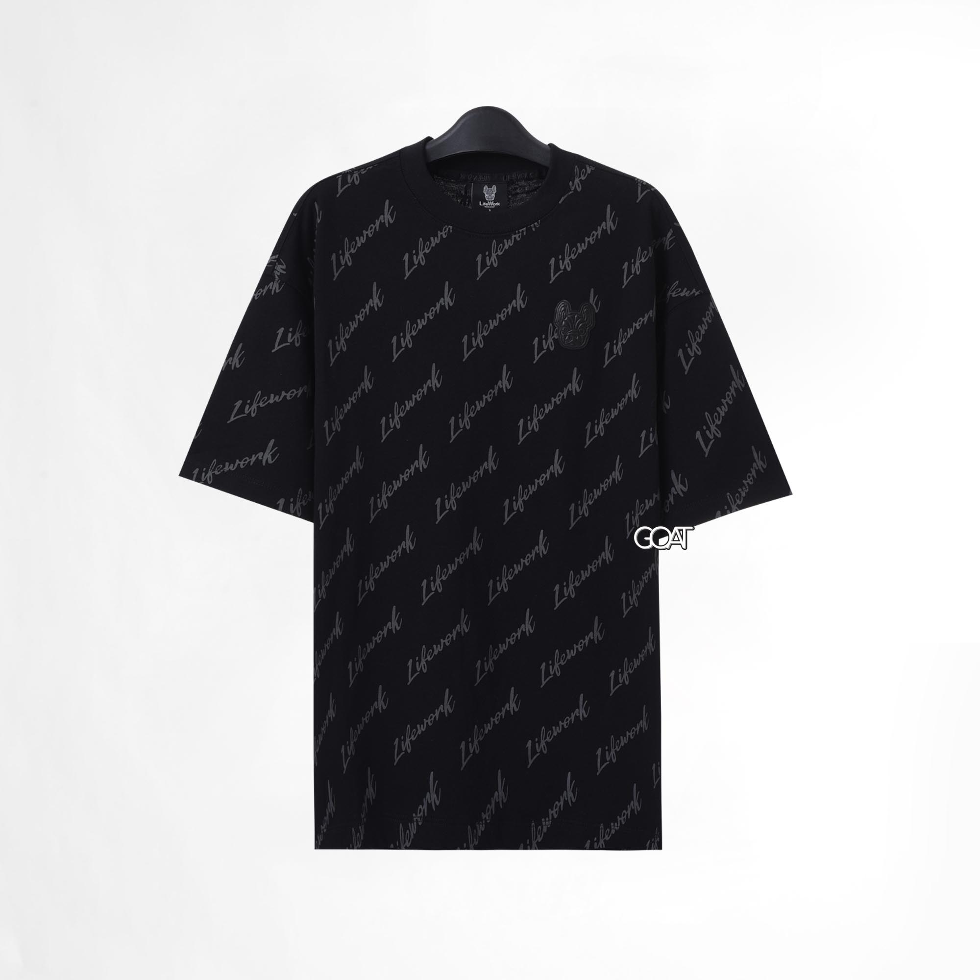 LIFEWORK MONOGRAM SS23 T-SHIRT - BLACK