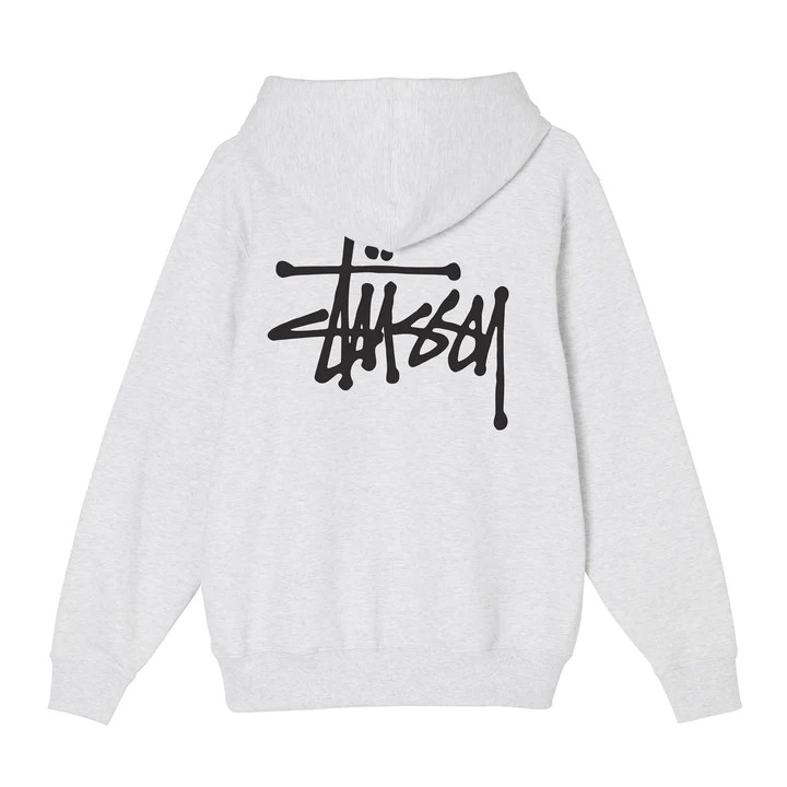 Stussy Basic Hoodie - Grey