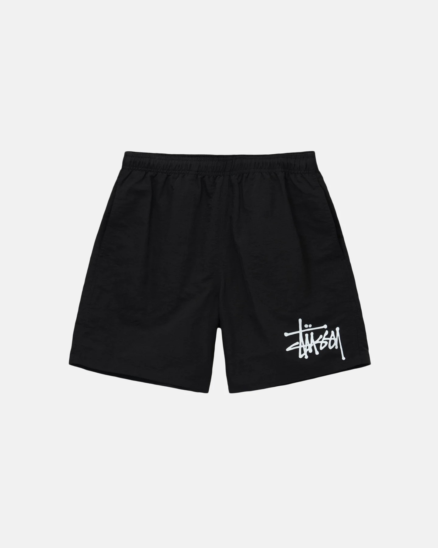 STUSSY BIG BASIC WATER SHORT - BLACK