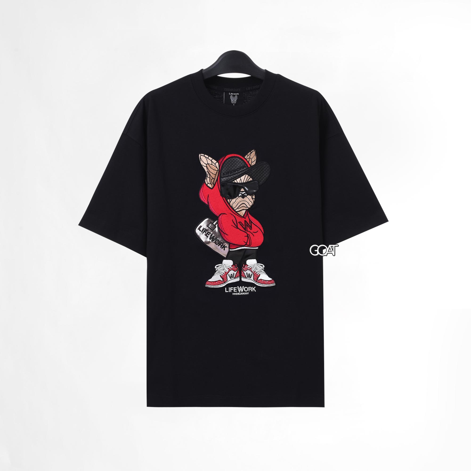 LIFEWORK HIP DOG SS24 T-SHIRT - BLACK