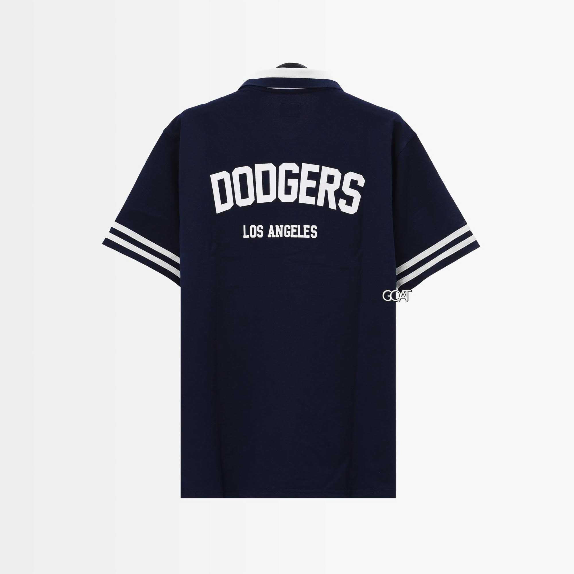 NEW ERA DODGERS BACK LOGO POLO SHIRT - NAVY