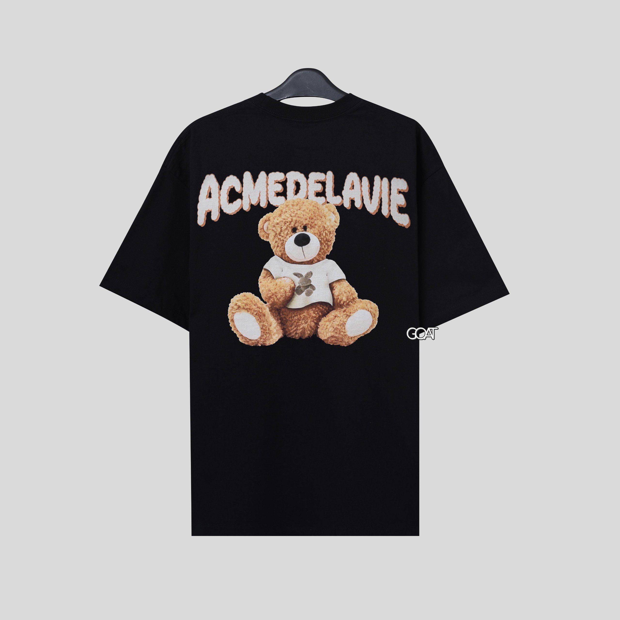 ADLV RABBIT SHIRT BEAR TSHIRT - BLACK