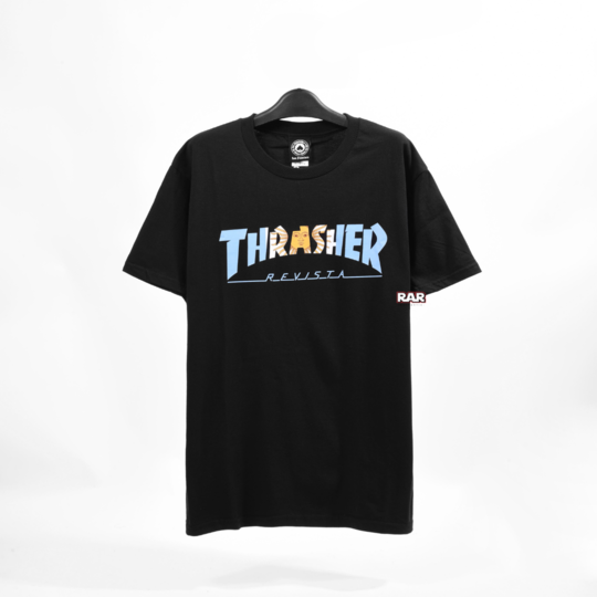 Thrasher Agentina Logo Tshirt - Black