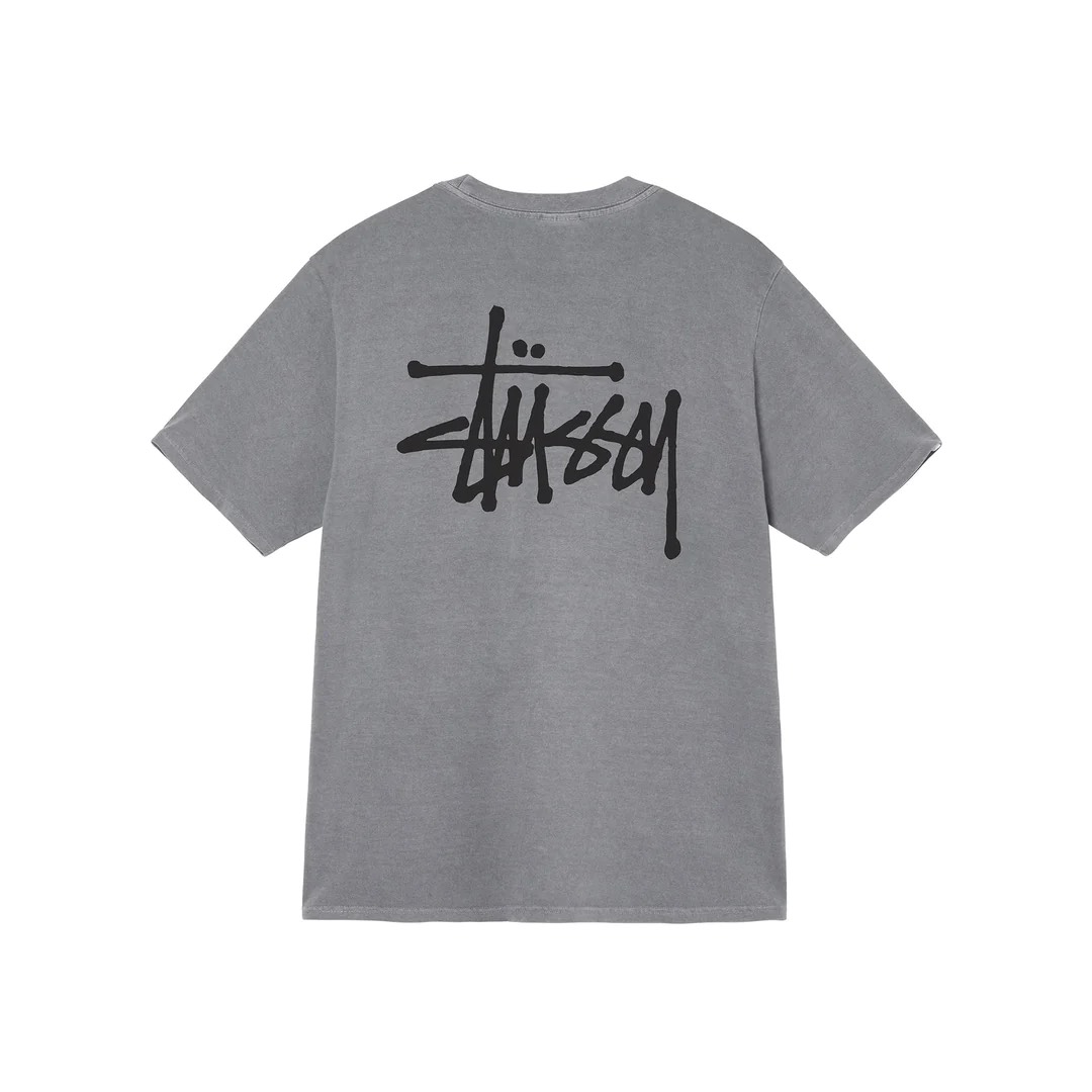 STUSSY BASIC TSHIRT - GREY
