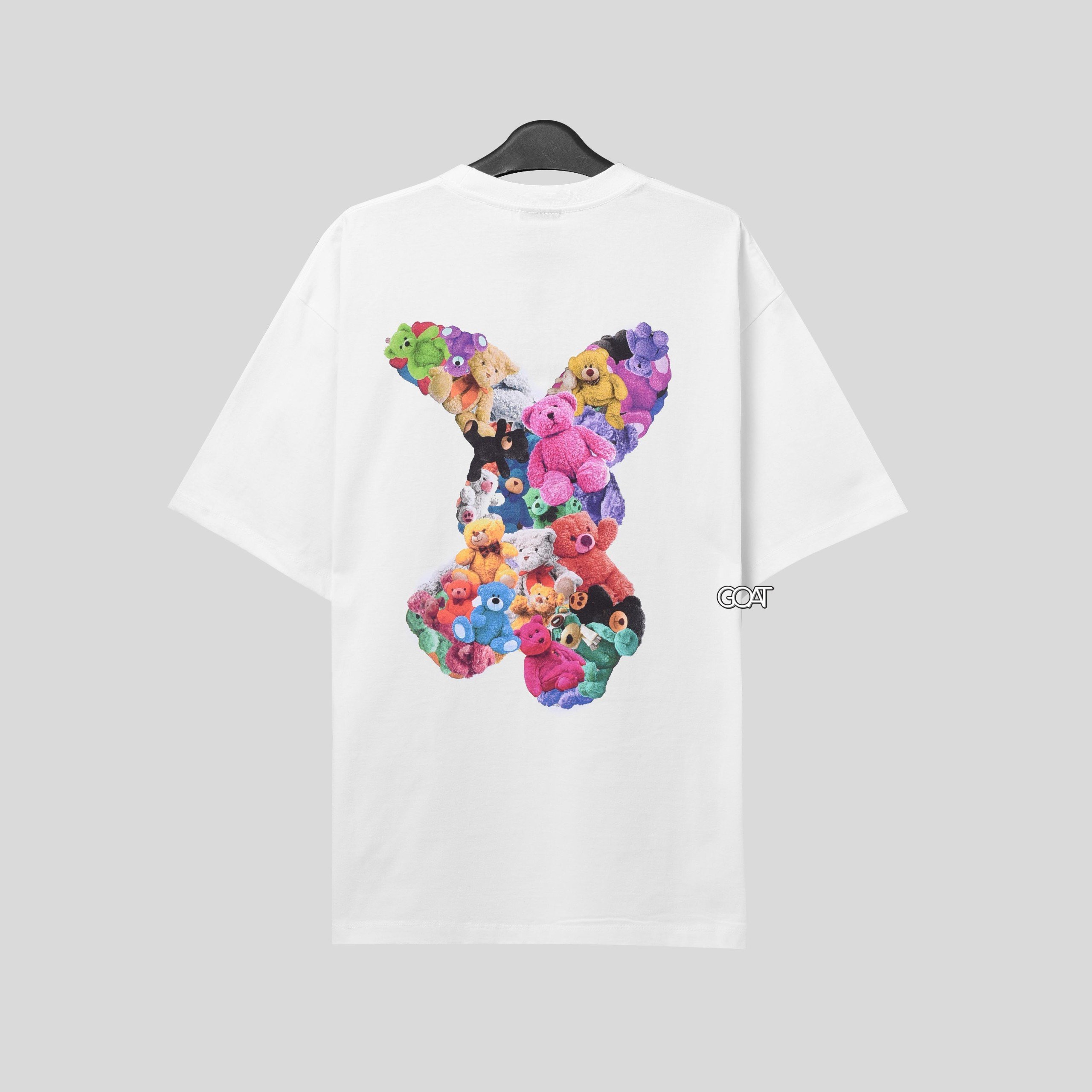 ADLV BEAR DOLL FUZZY RABBIT TSHIRT - NATURAL