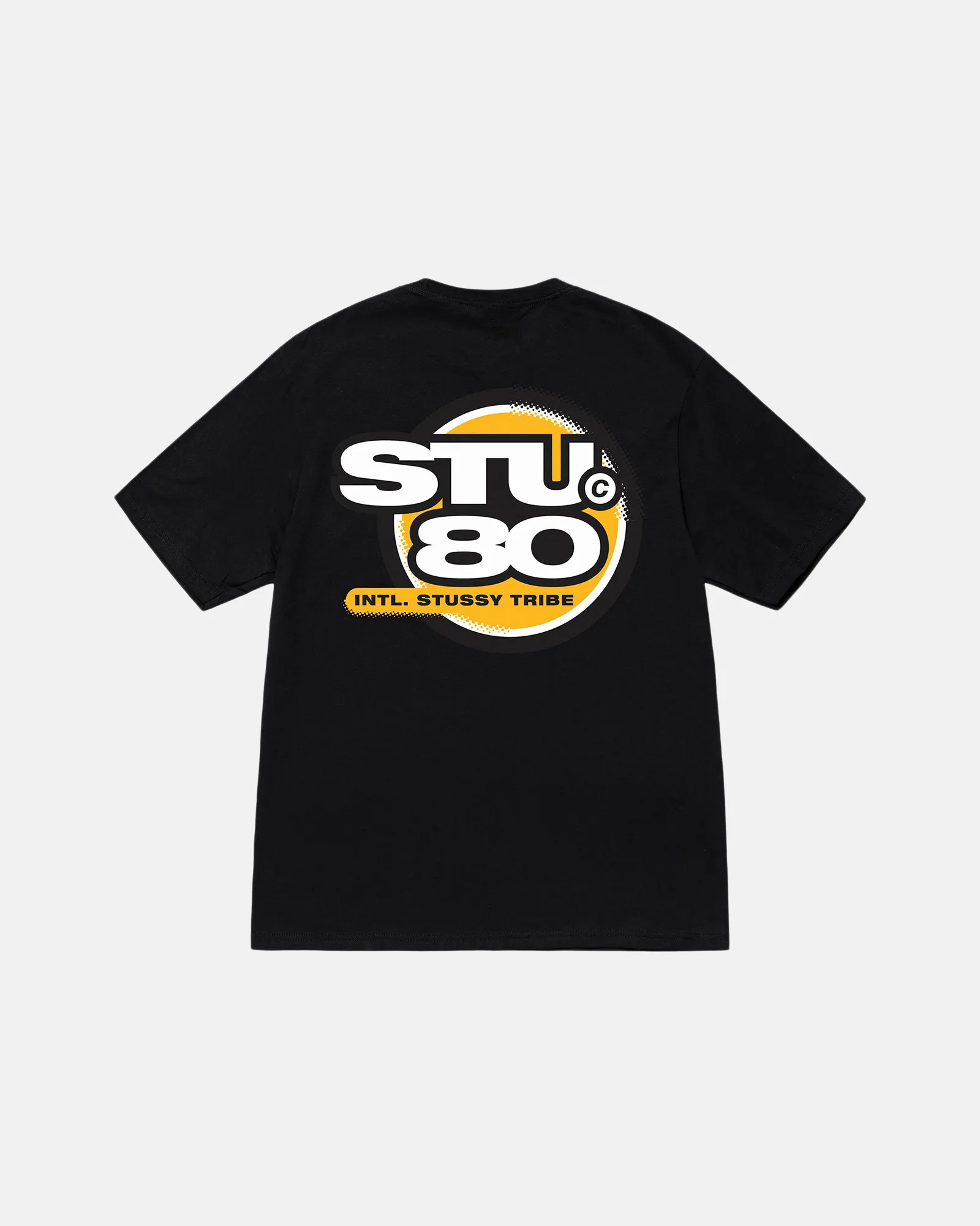 STUSSY HOT 80 TSHIRT - BLACK