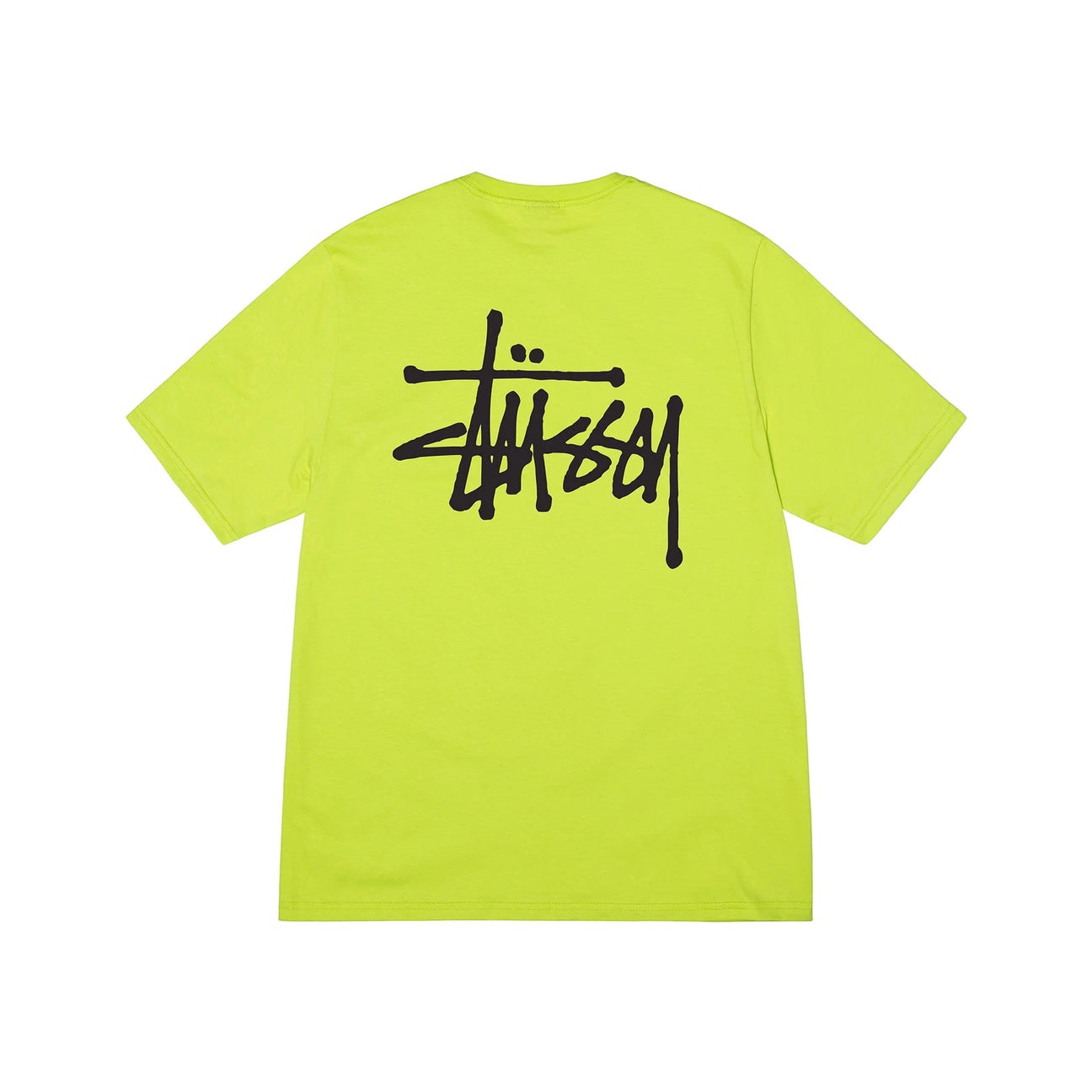 STUSSY BASIC TSHIRT - KEYLIME
