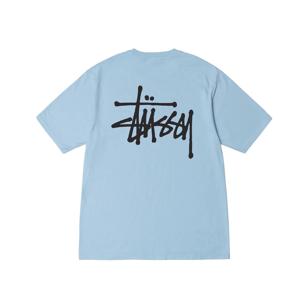STUSSY BASIC TSHIRT - SKY BLUE