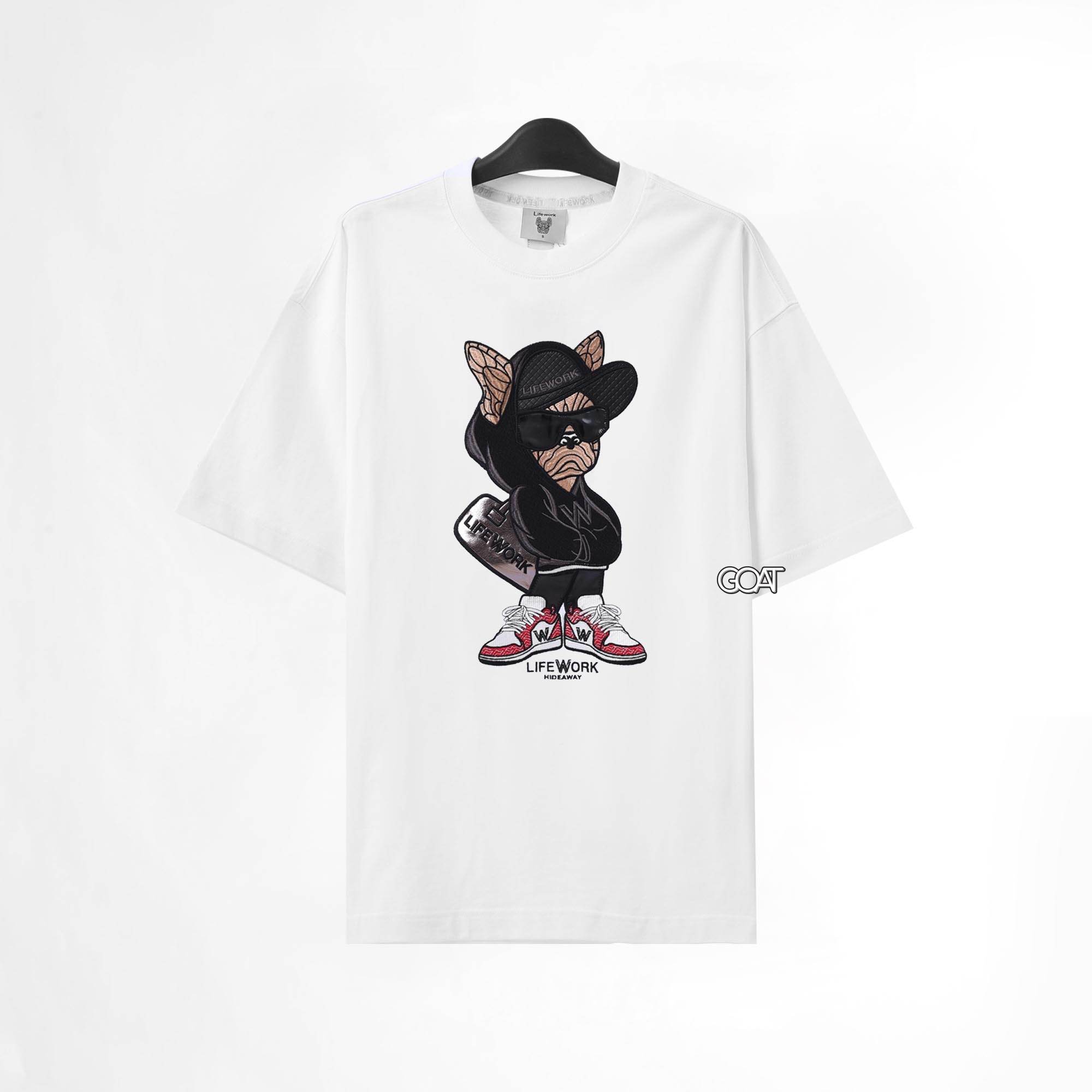 LIFEWORK HIP DOG SS24 T-SHIRT - WHITE