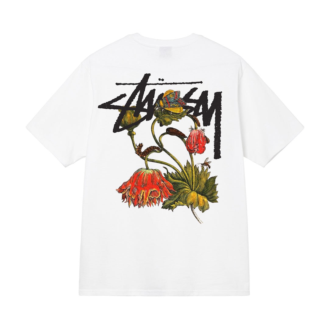 STUSSY WITHERED TSHIRT - WHITE