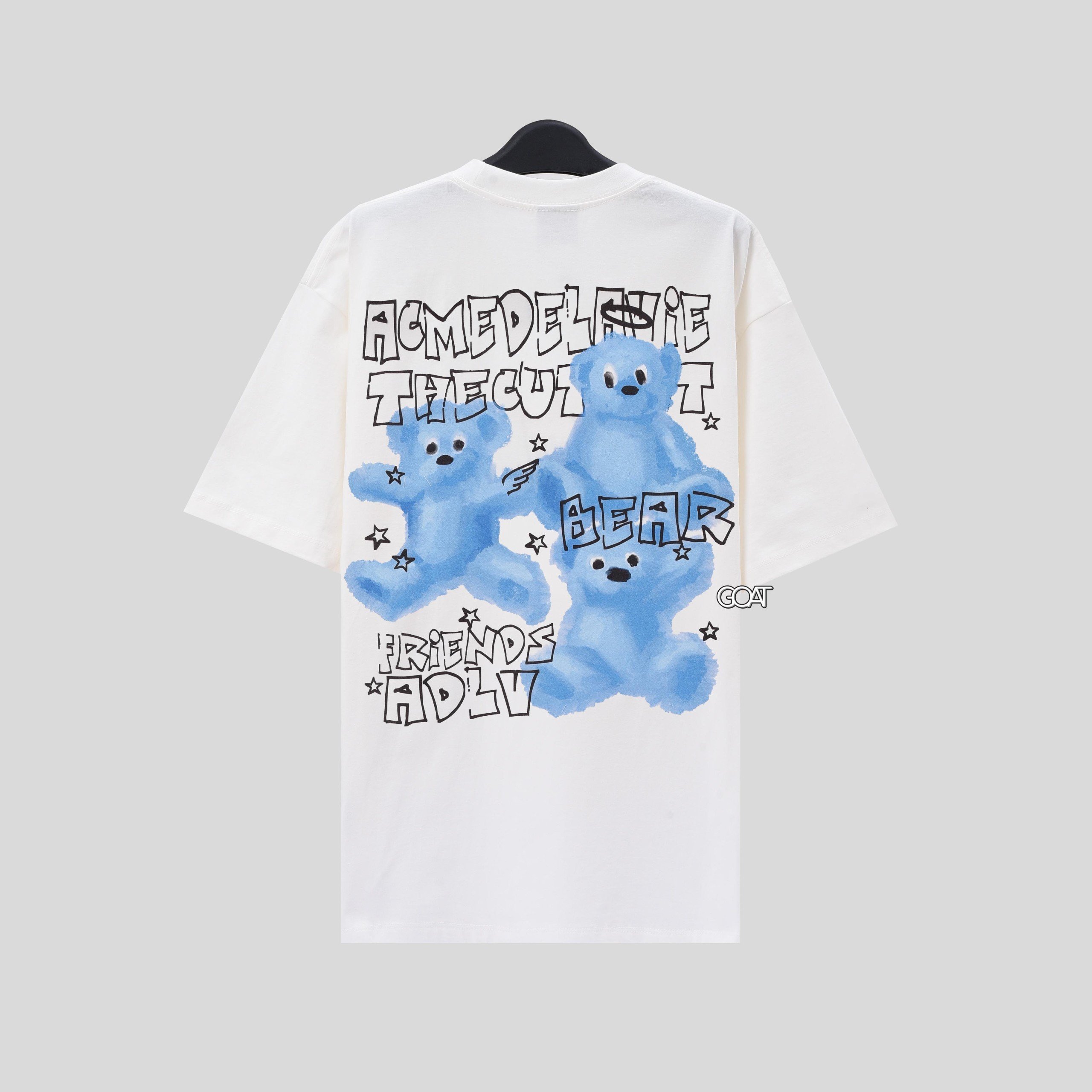 ADLV CRAYON THREE BEAR ARTWORK TSHIRT - NATURAL