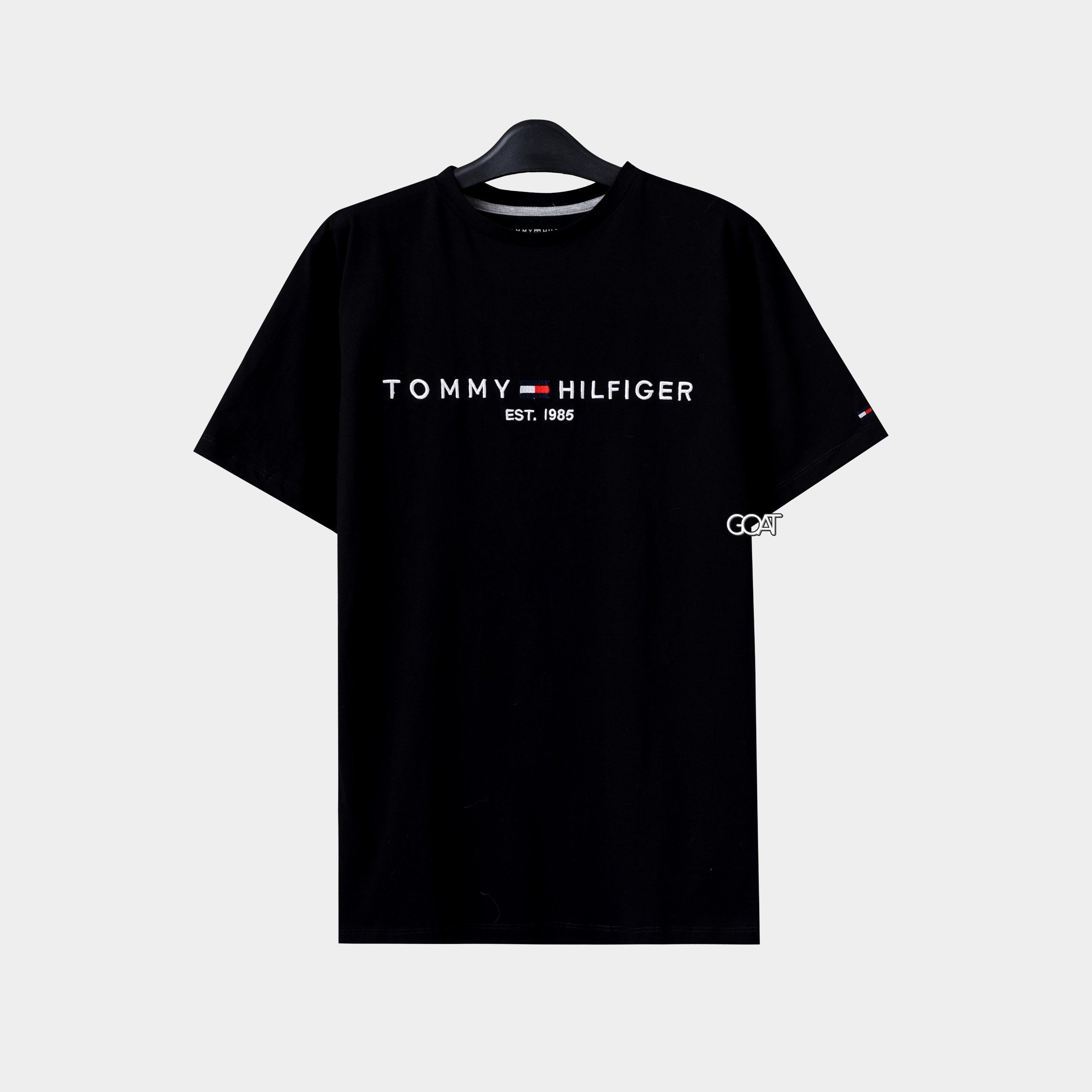 TOMMY HILFIGER BIG AND TALL TSHIRT - BLACK