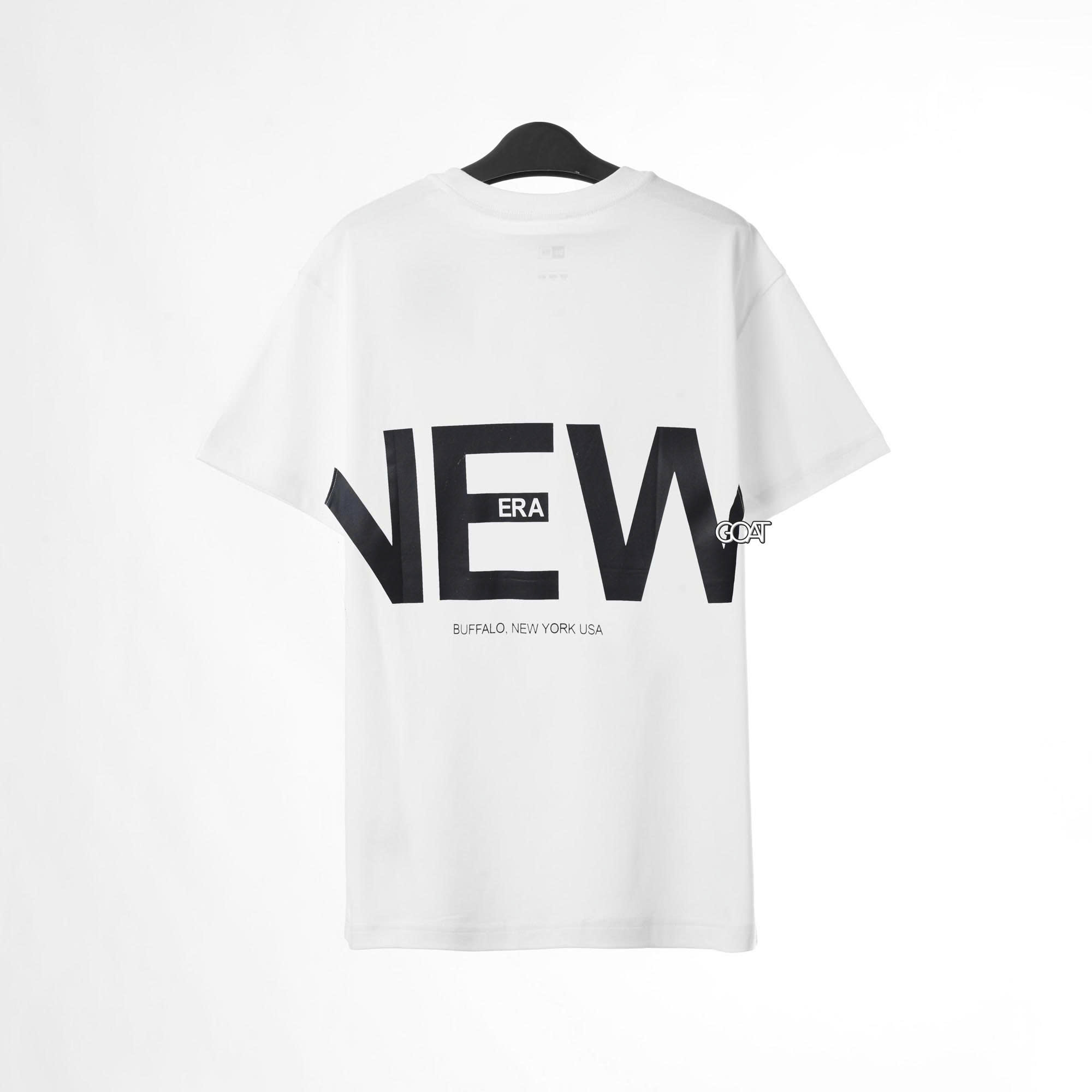 NEW ERA ZOOM UP LOGO T-SHIRT - WHITE