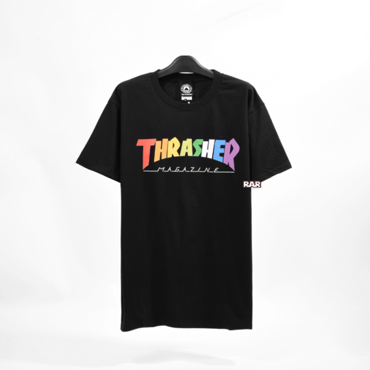 Thrasher Rainbow Tshirt - Black