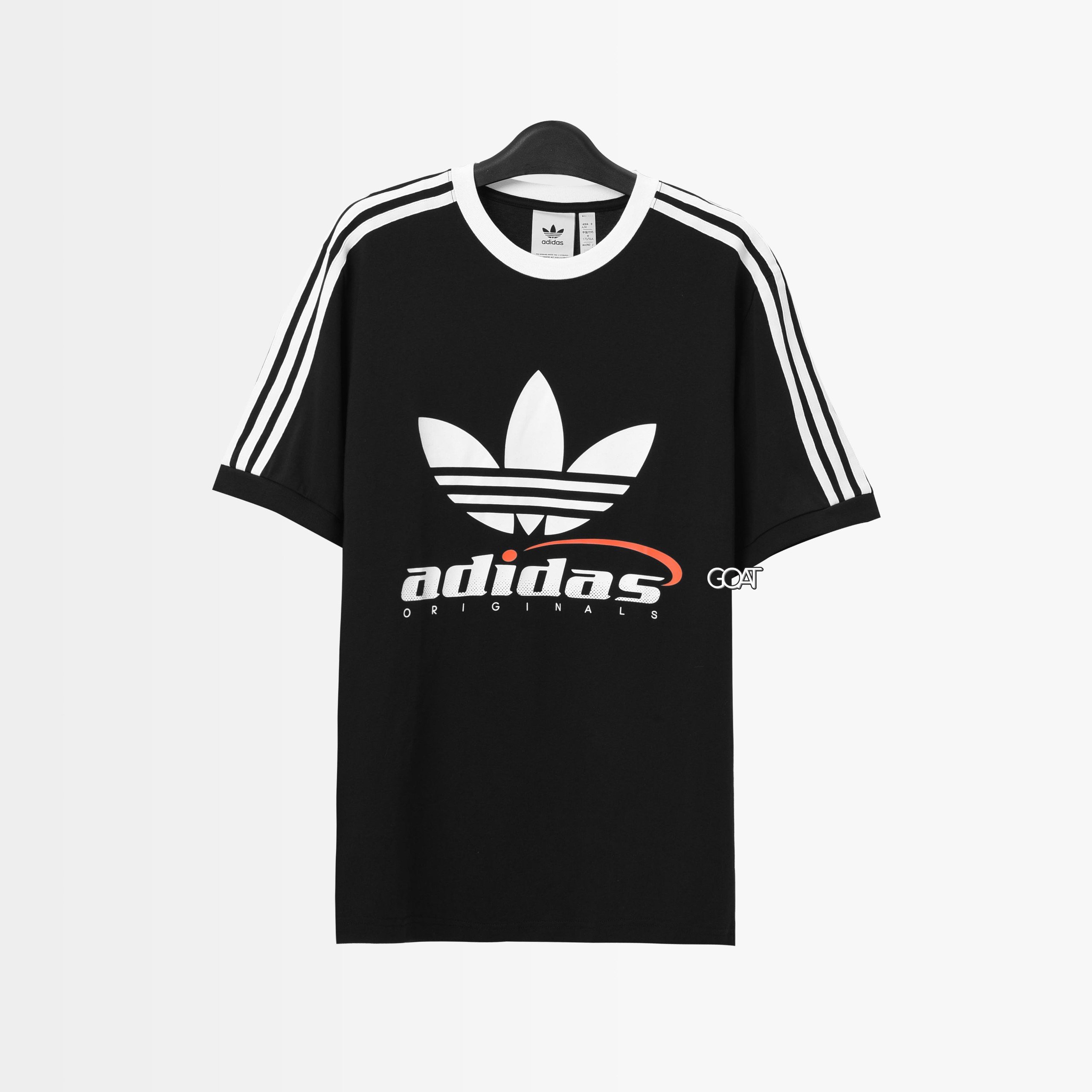 ADIDAS ORIGINAL TREFOIL LOGO TSHIRT - BLACK