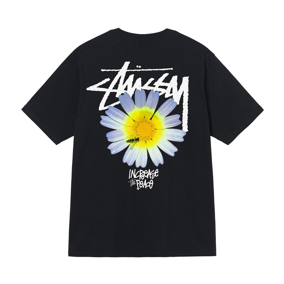 STUSSY ITP FLOWER TSHIRT - BLACK