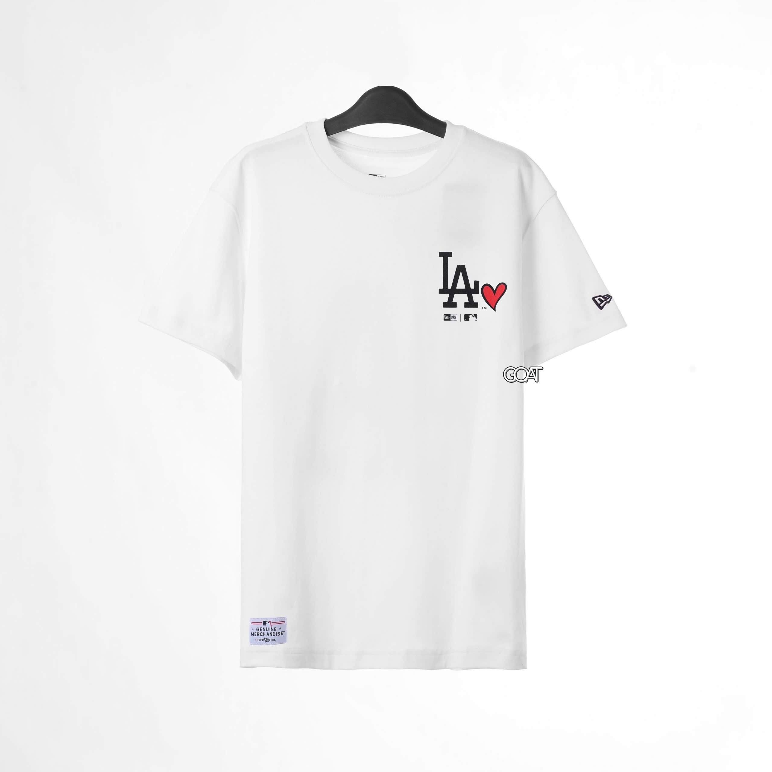 NEW ERA BASIC HEART T-SHIRT - WHITE