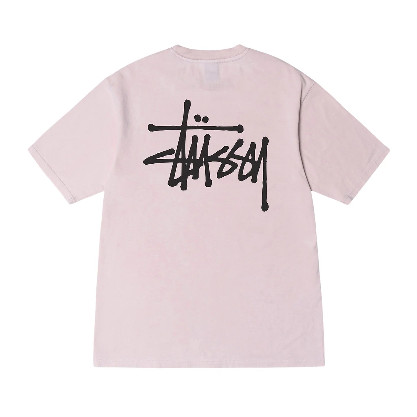 STUSSY BASIC TSHIRT - BLUSH