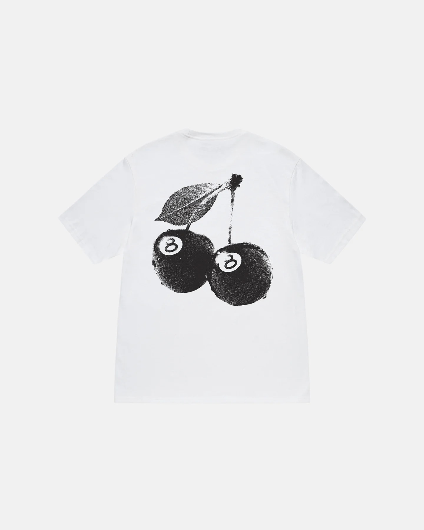 STUSSY CHERRY TEE - WHITE