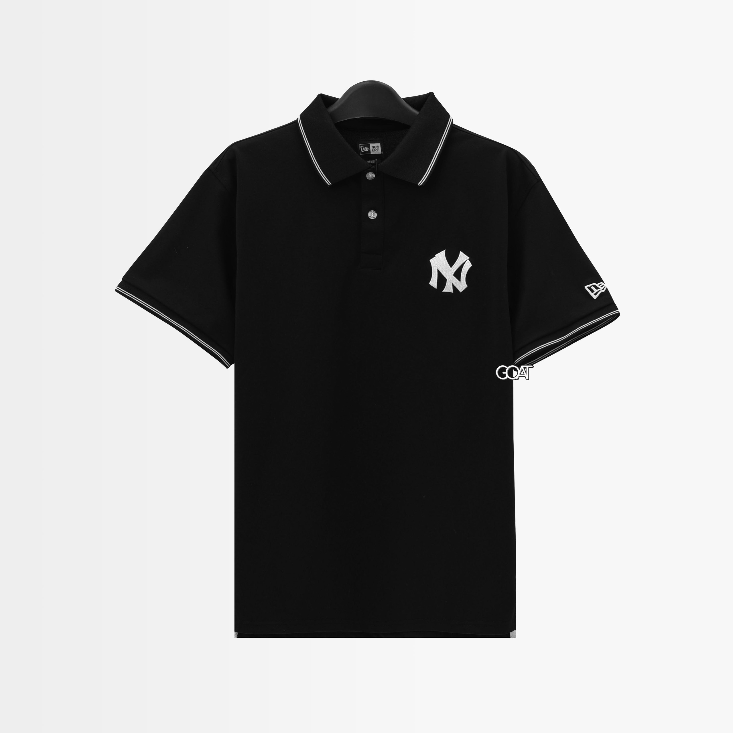 NEW ERA NEYYAN LOGO POLO SHIRT - BLACK