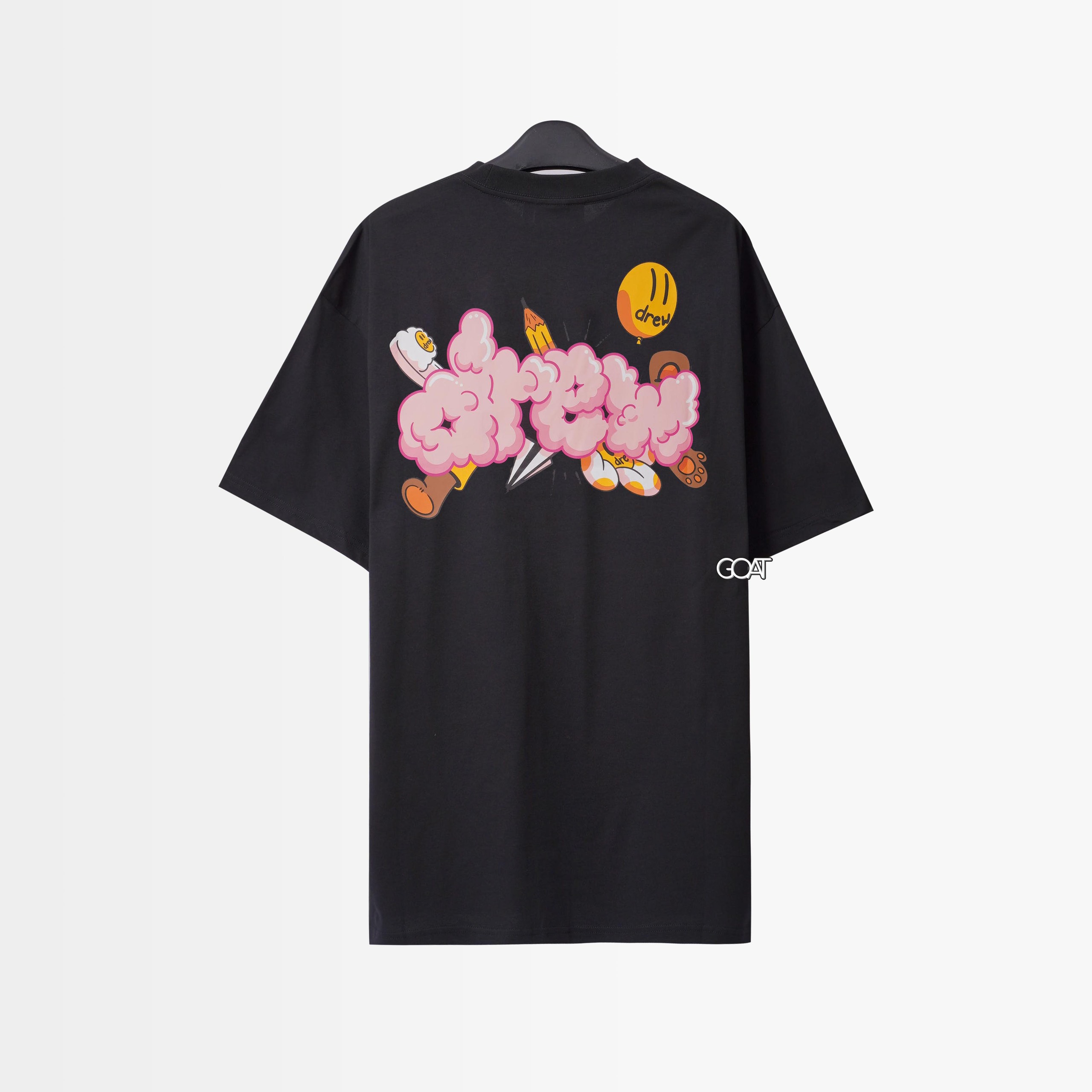 DREW HOUSE DOODLE JOY SS T-SHIRT - BLACK