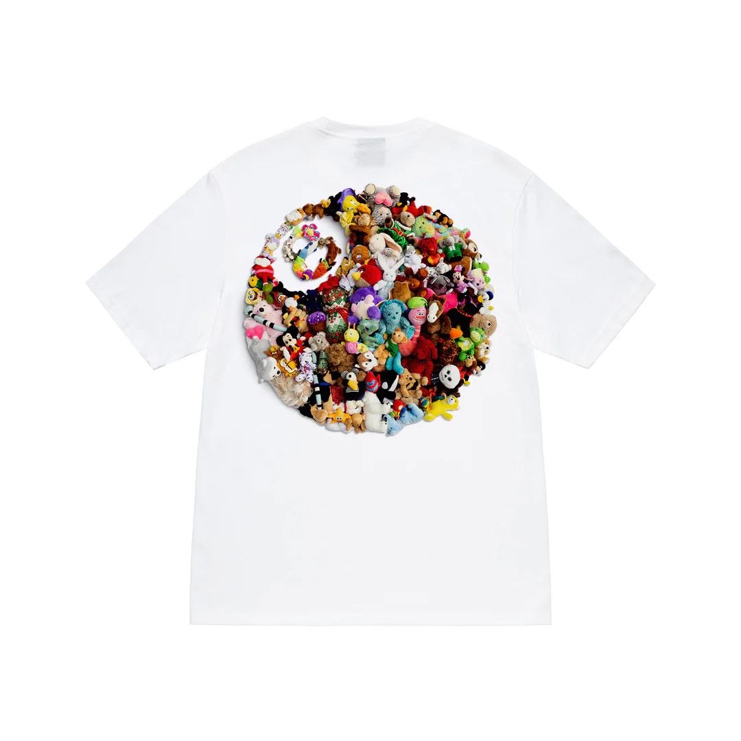 STUSSY PLUSH TSHIRT - WHITE