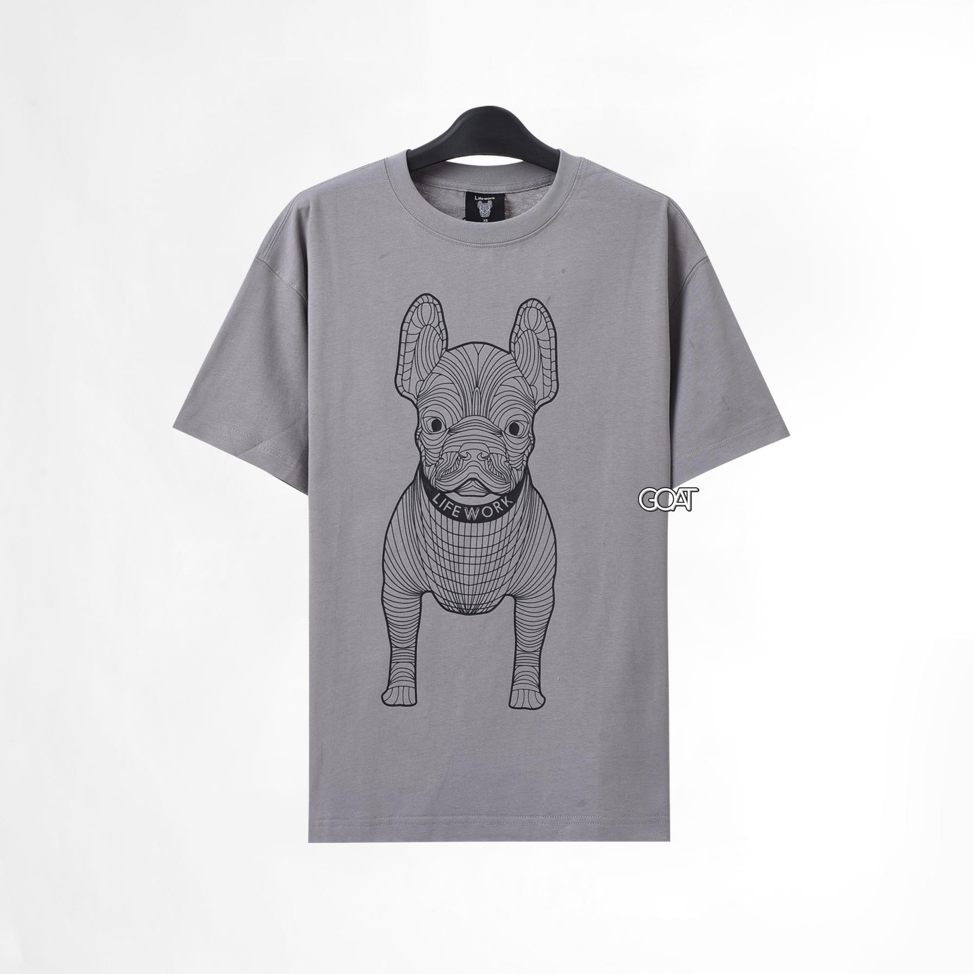 LIFEWORK SIKET RACKET T-SHIRT - GREY