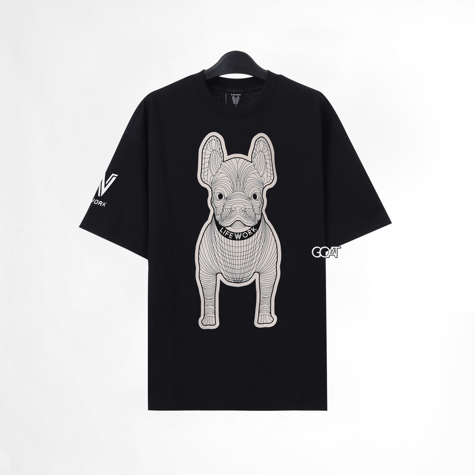 LIFEWORK SIKET RACKET T-SHIRT - BLACK