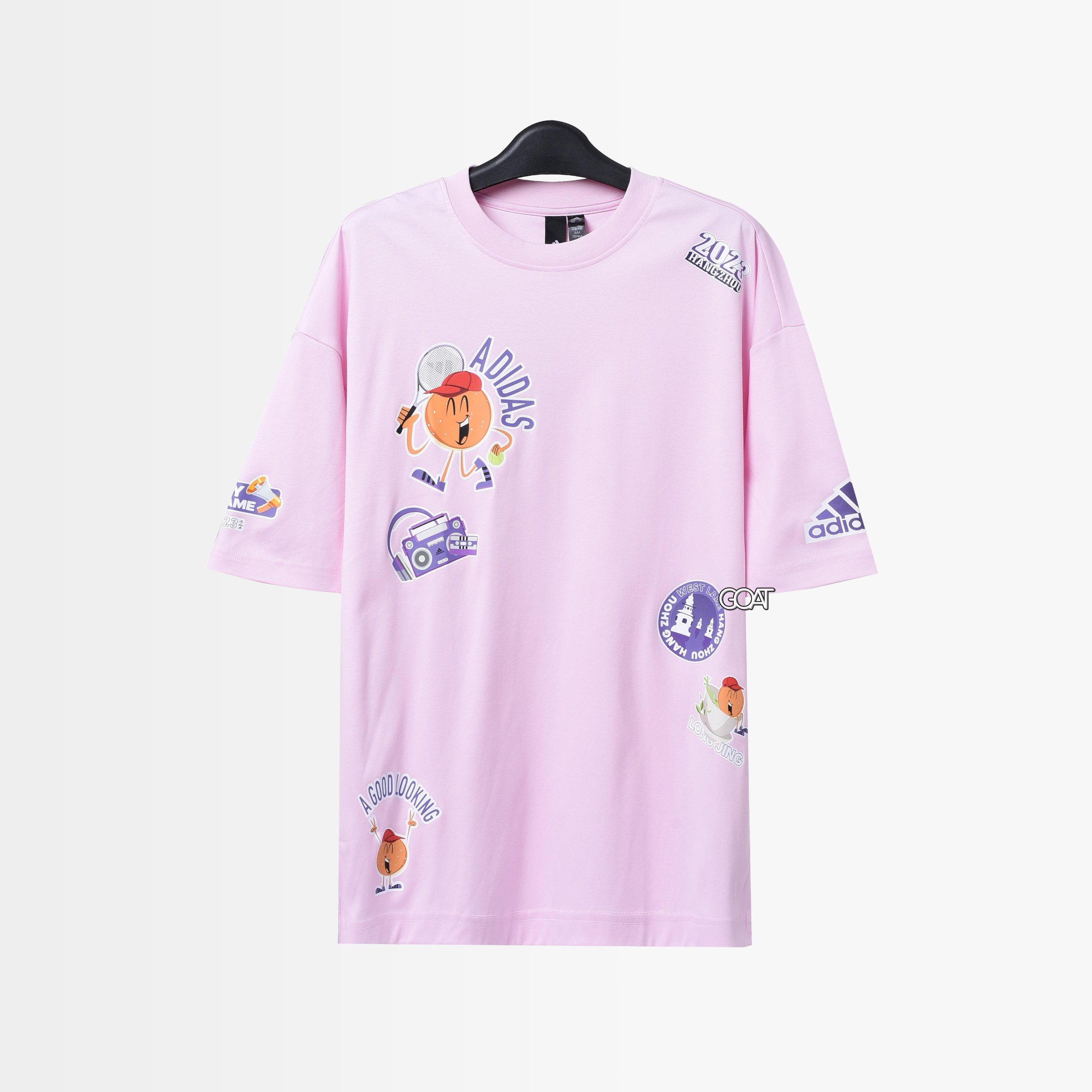 ADIDAS HANGZHOU WU YIBING COLLAB TSHIRT - PINK