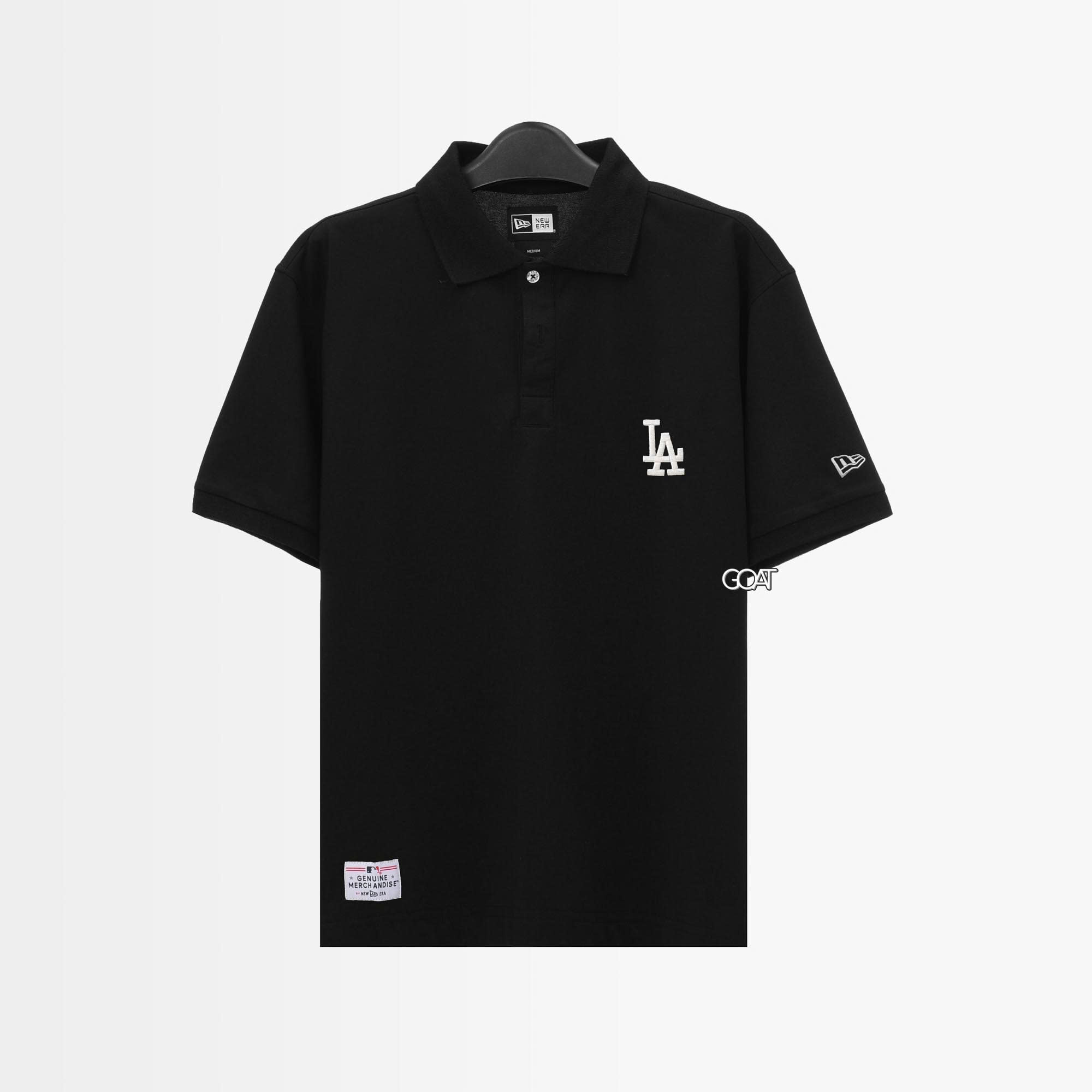 NEW ERA COLOR RID LA POLO SHIRT - BLACK