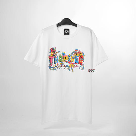 THRASHER DEVILS MUSIC ARTWORK T-SHIRT - WHITE