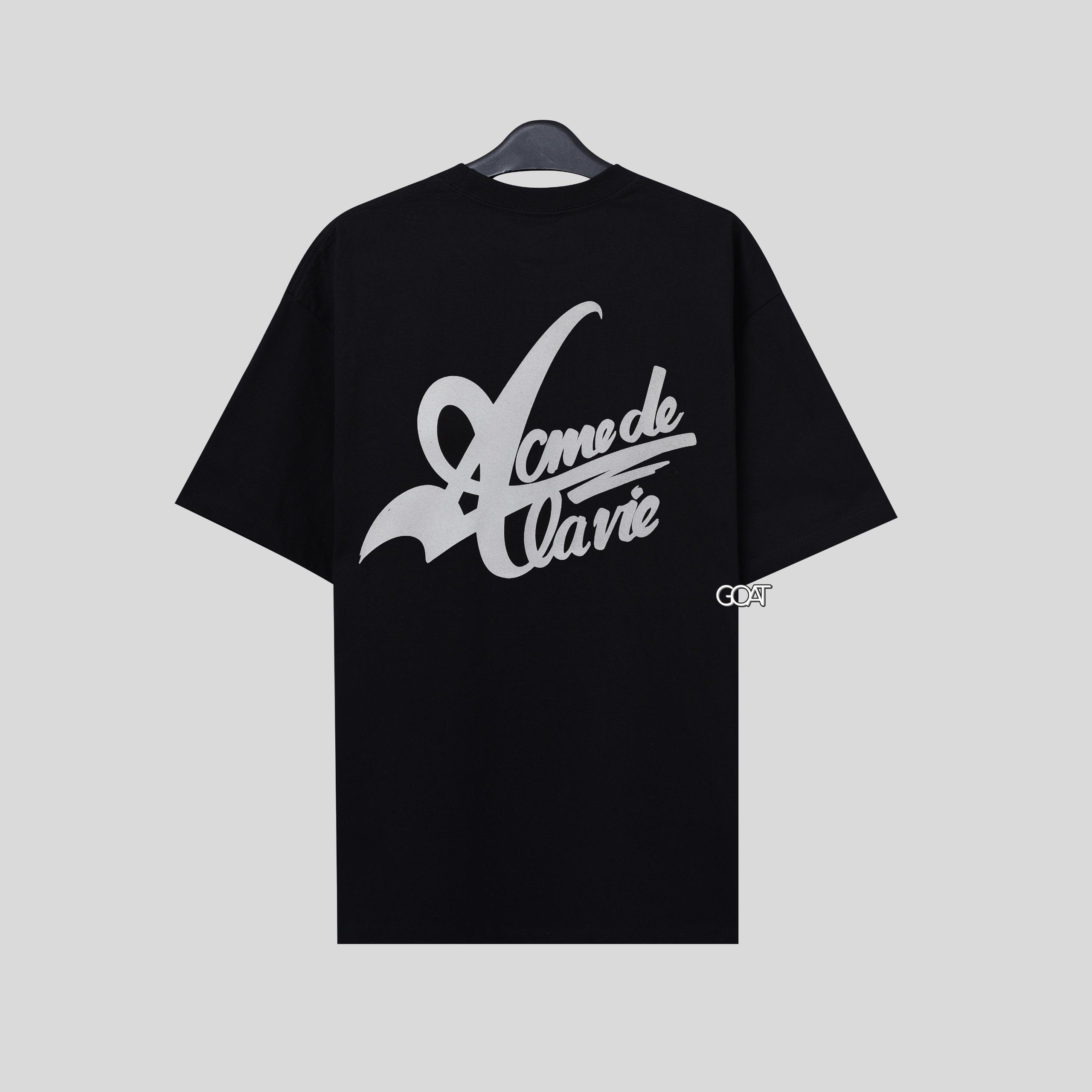 ADLV BIG LOGO 2 PRINTING TSHIRT - BLACK