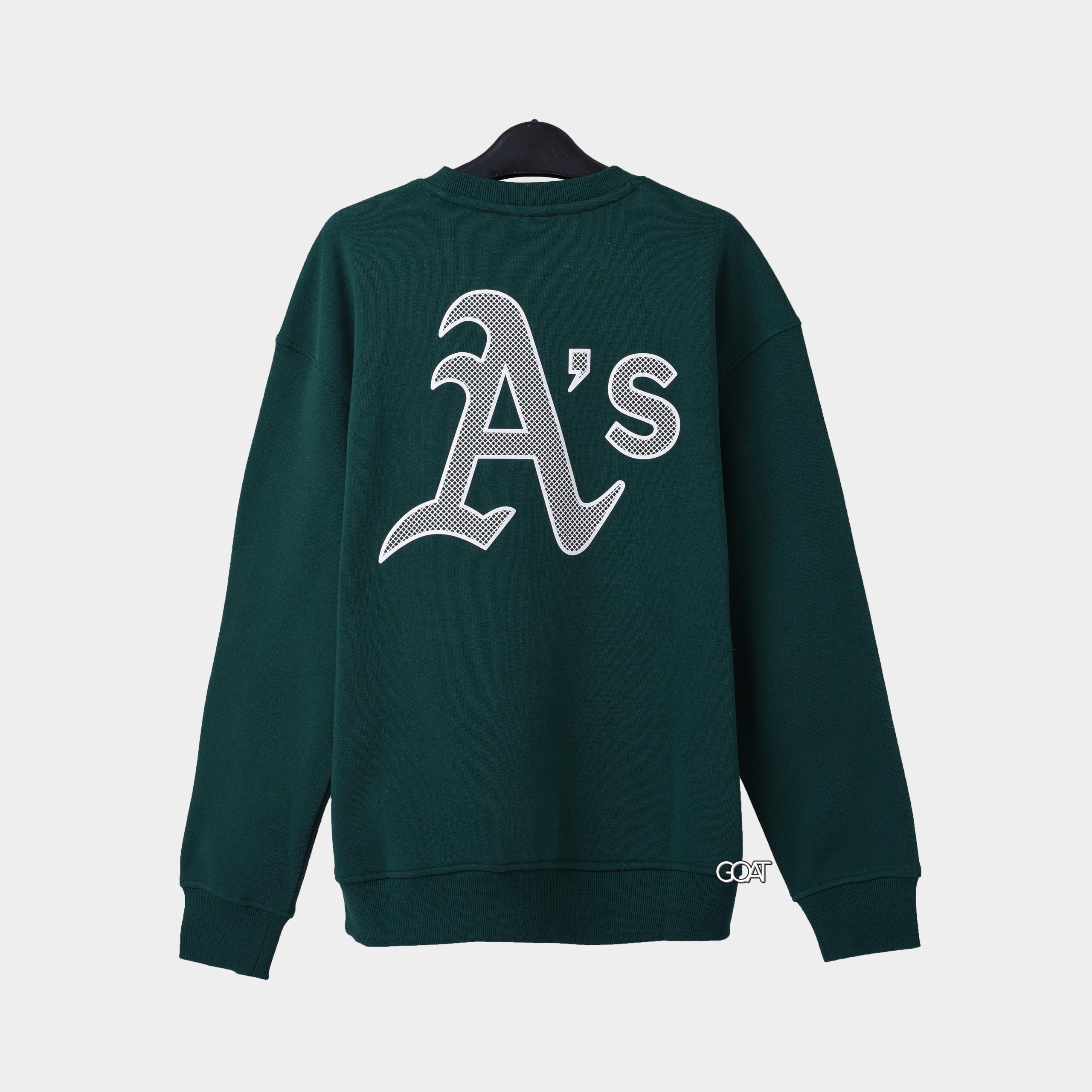 NEW ERA GRID LOGO SWEATER - GREEN