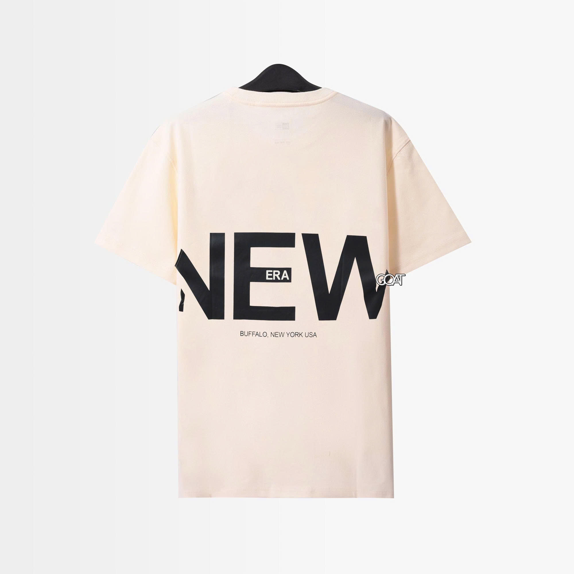 NEW ERA ZOOM UP LOGO T-SHIRT - IVORY