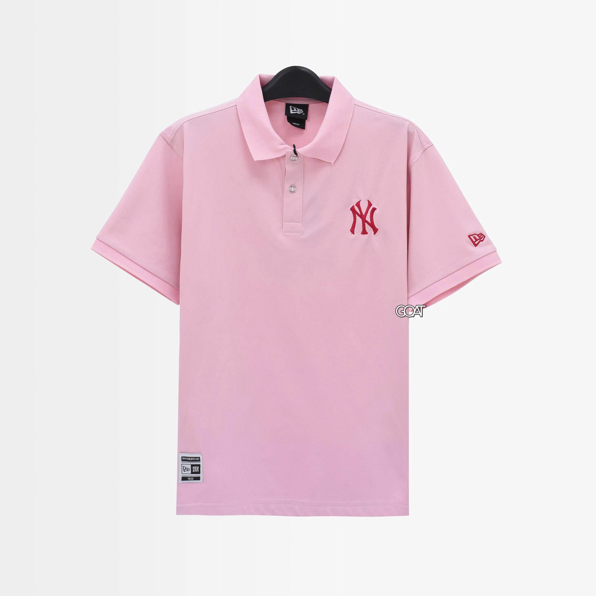 NEW ERA RED NEW YORK T-SHIRT - PINK