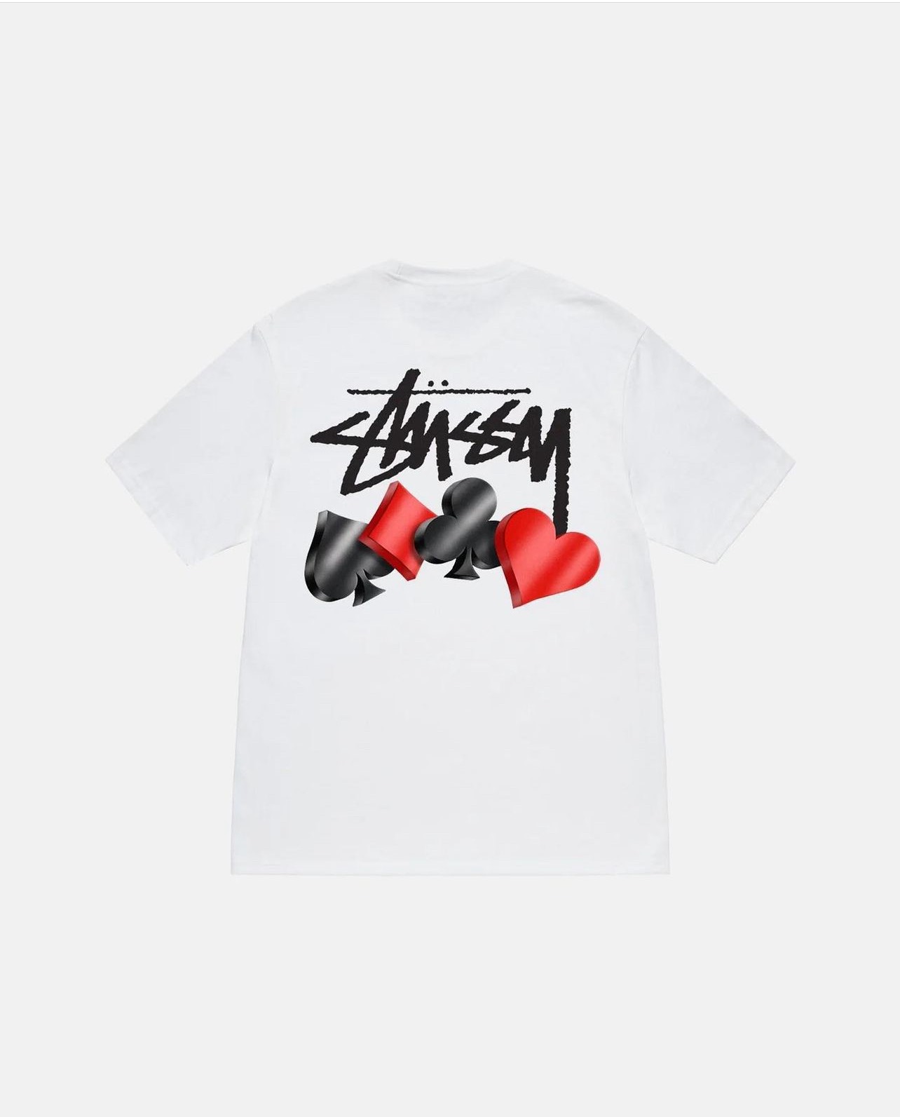 STUSSY SUITS TSHIRT - WHITE