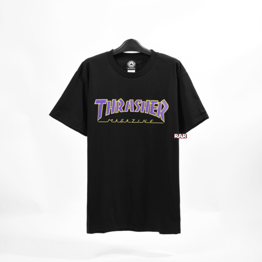 Thrasher Outlined T-Shirt - Black