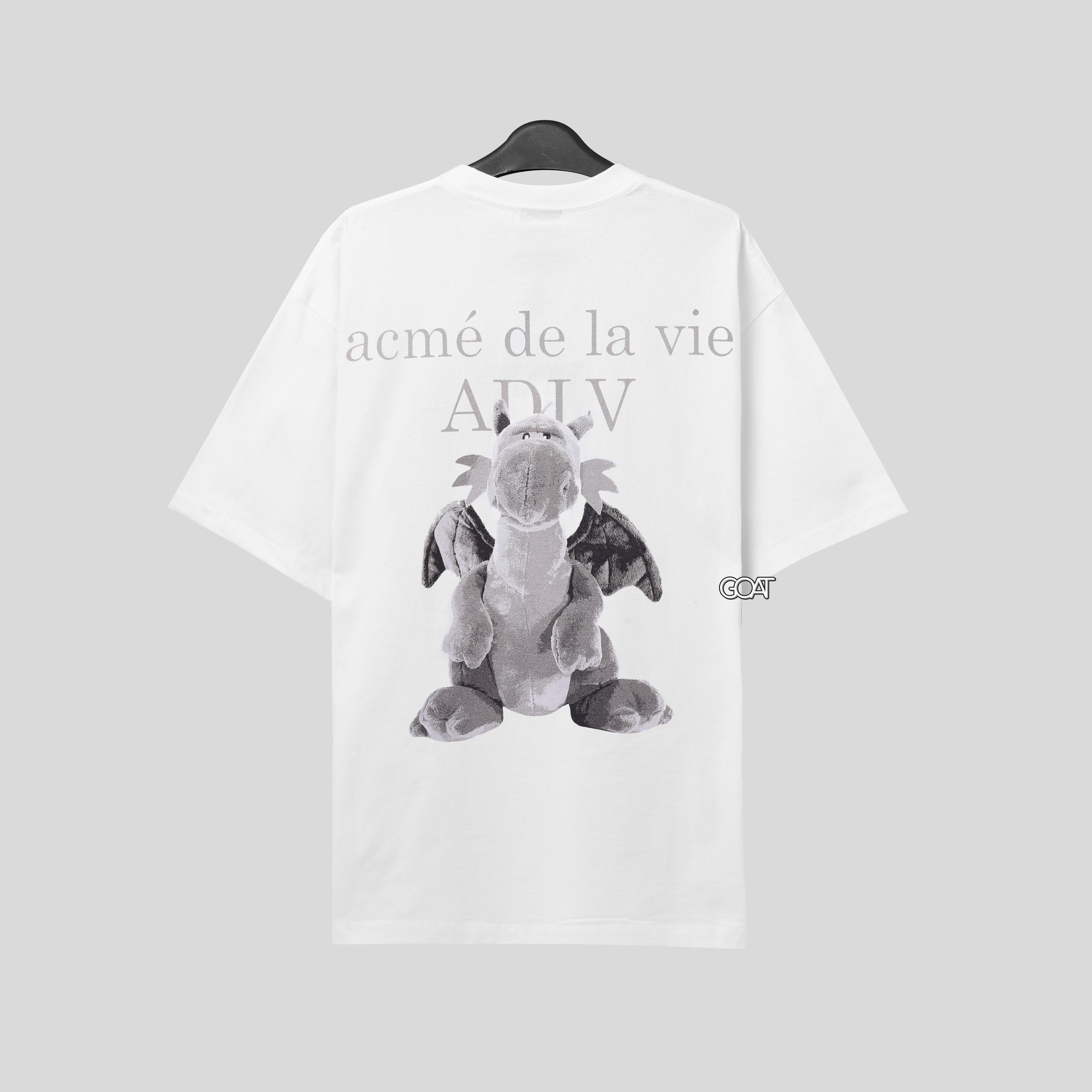 ADLV FUZZY DRAGON ARTWORK TSHIRT - CREAM