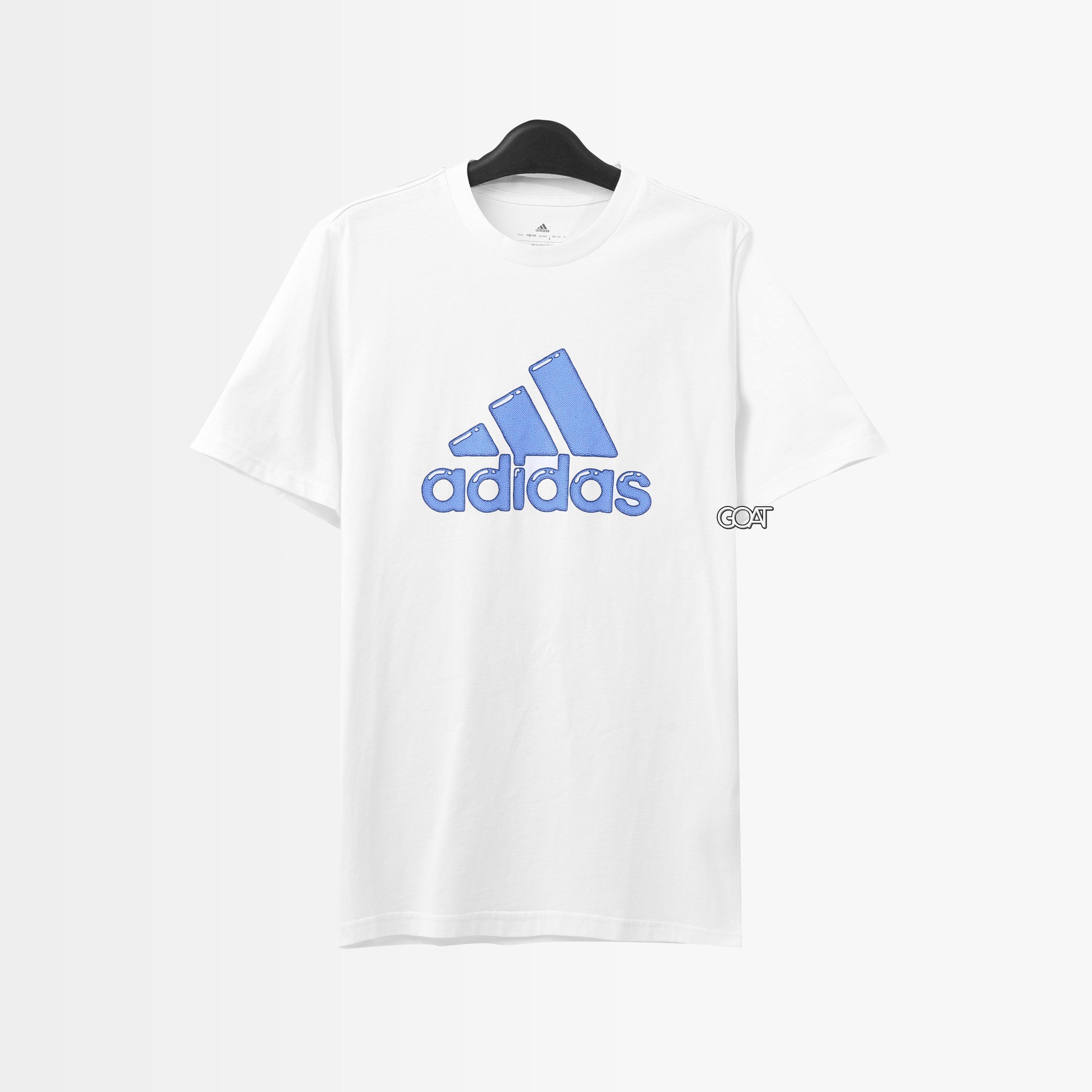 ADIDAS GRAPHIC SPORTWEAR LOGO TSHIRT - WHITE