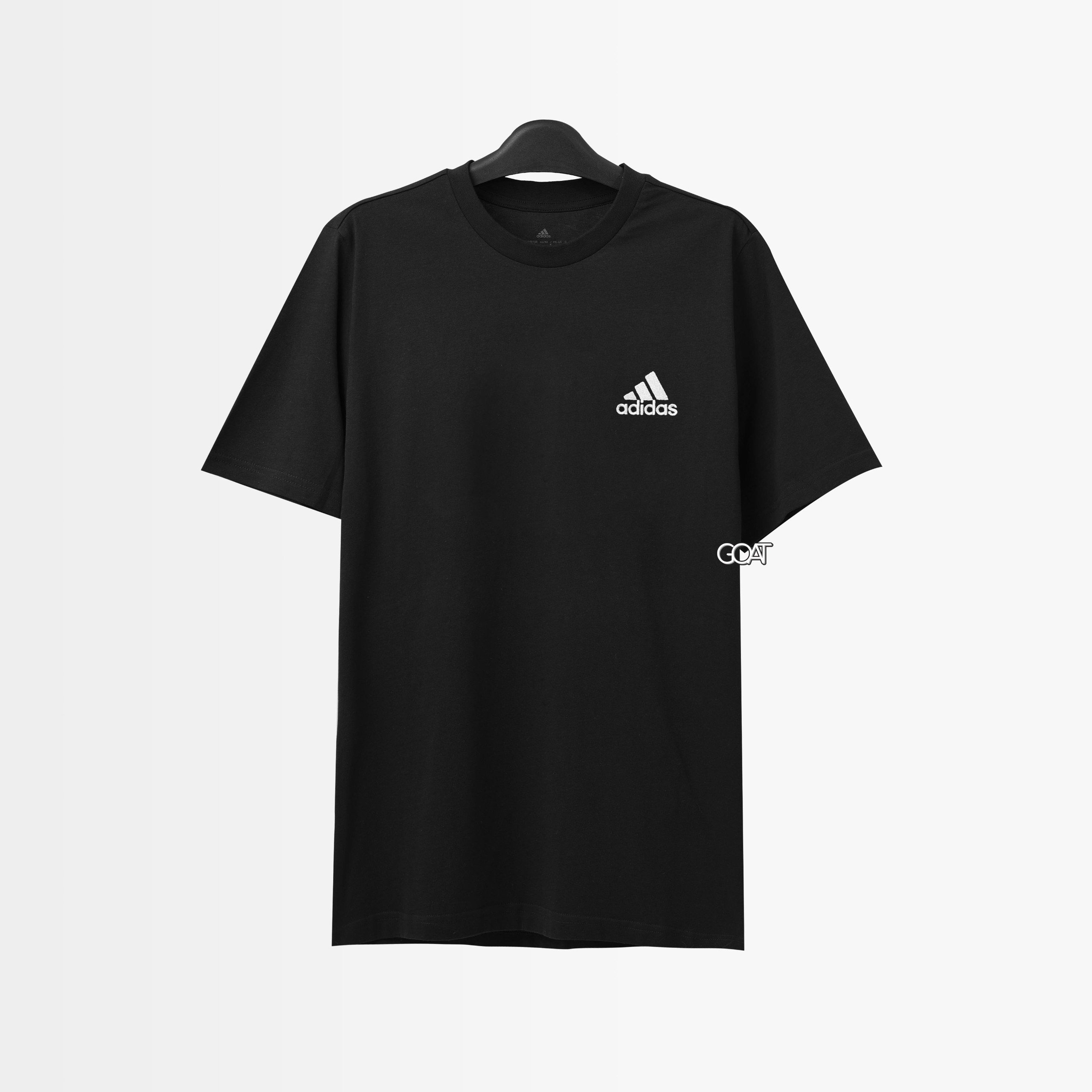 ADIDAS EMBROIDERED BASIC TSHIRT - BLACK