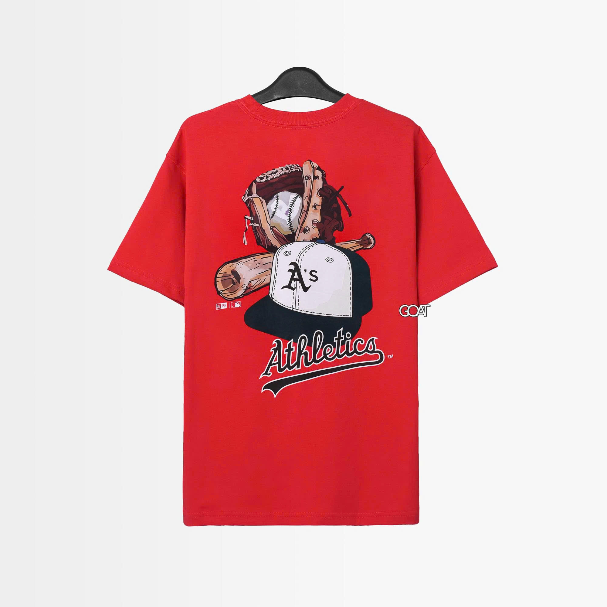 NEW ERA OAKTH T-SHIRT - RED