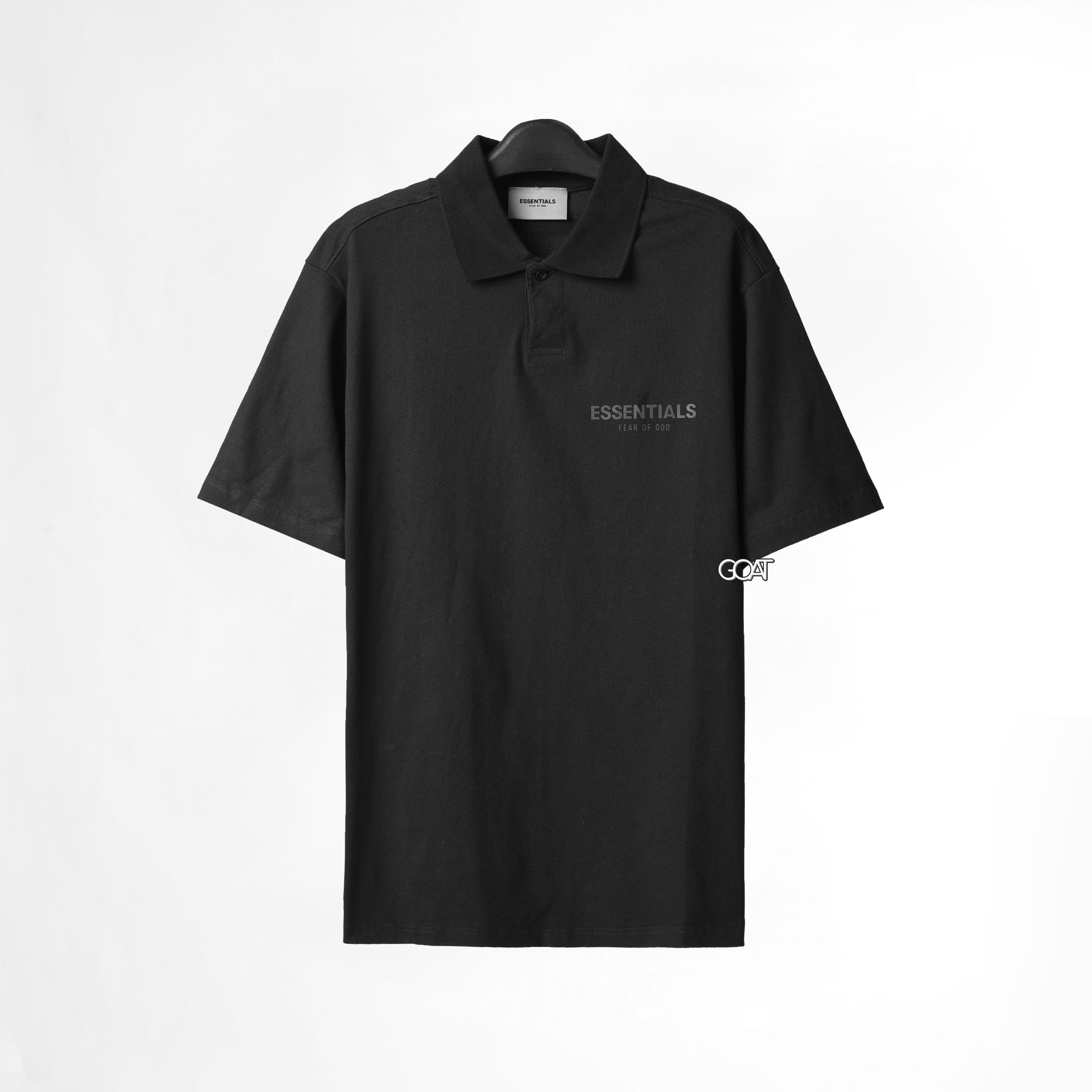 FOG ESSENTIALS POLO SHIRT - BLACK
