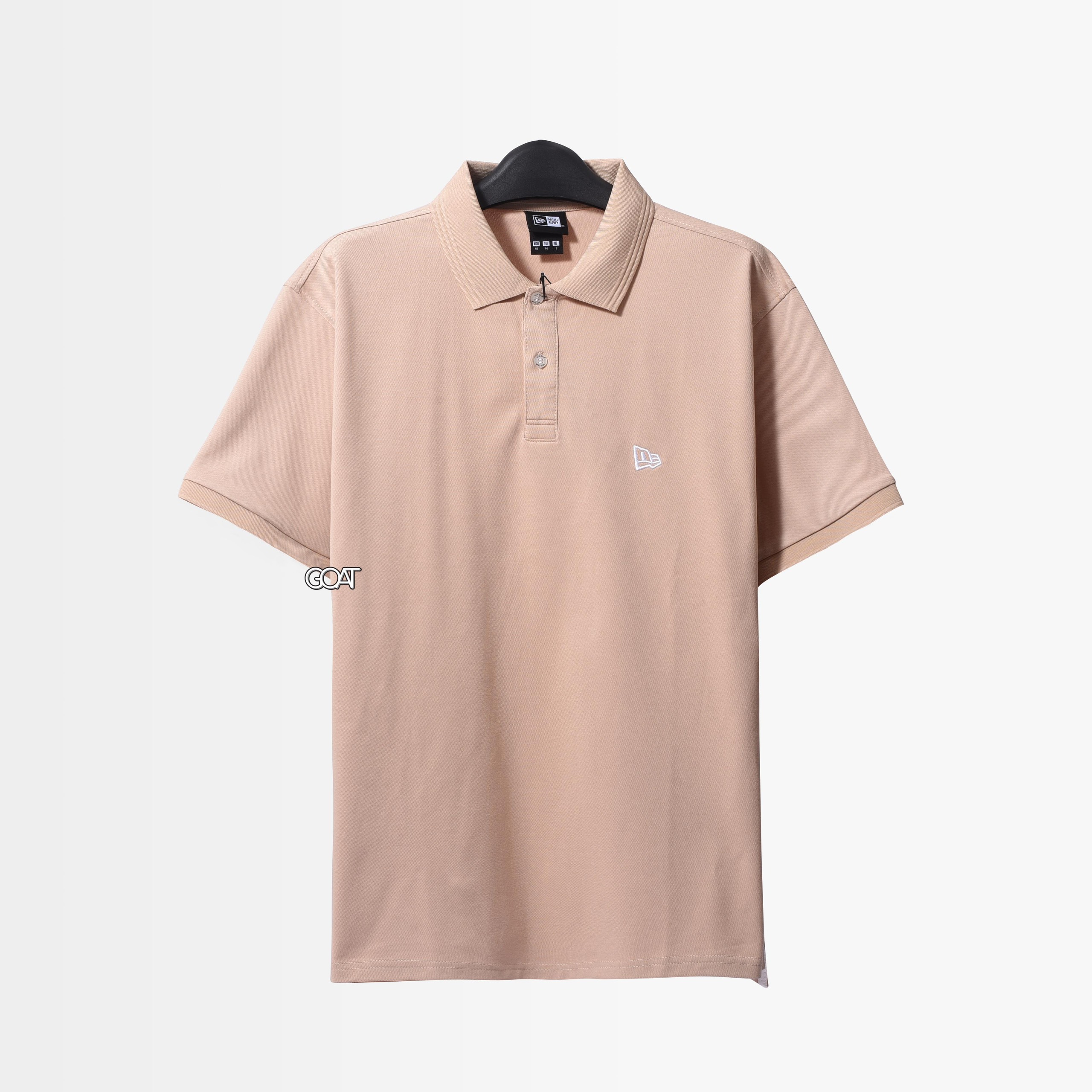 NEW ERA FLAG PIQUE POLO SHIRT - SAND