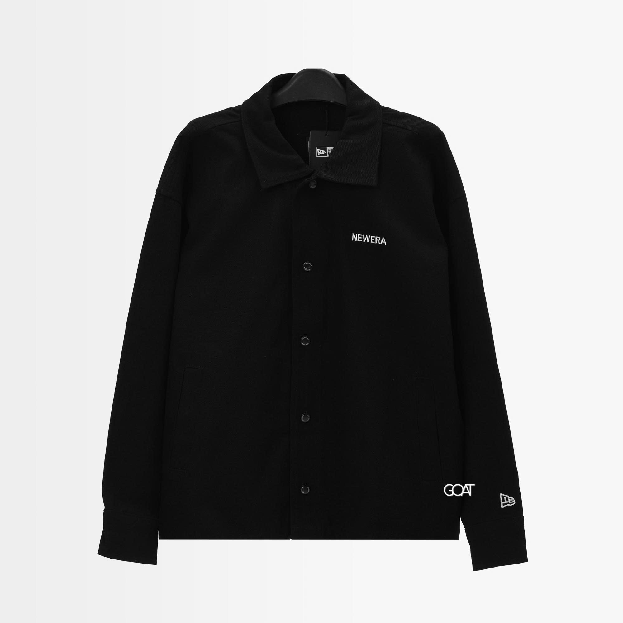 NEW ERA COACH JK41 BASIC LOGO JACKET - BLACK
