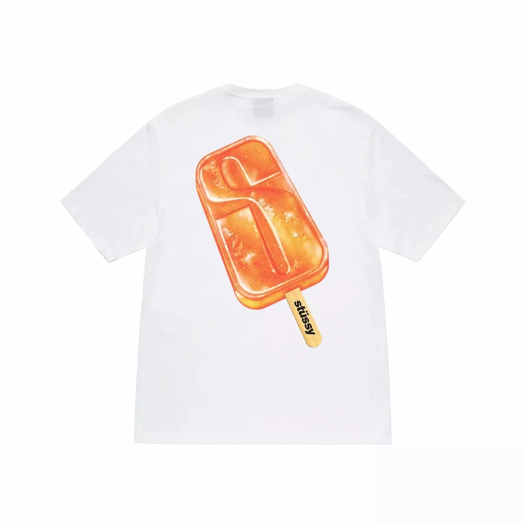STUSSY POPSICLE TSHIRT - WHITE